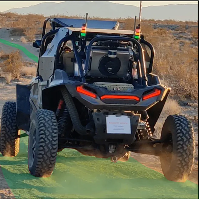 Self-Supervised Traversability Prediction by Learning to Reconstruct Safe Terrain